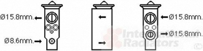 VAN WEZEL 27001257 -  Расширительный клапан, кондиционер